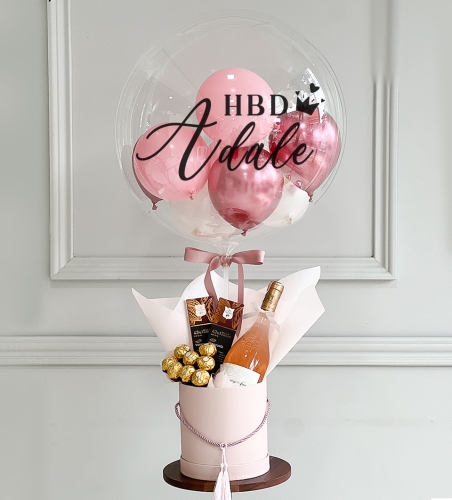 Bộ quà tặng Whispering Angel Wine với quả