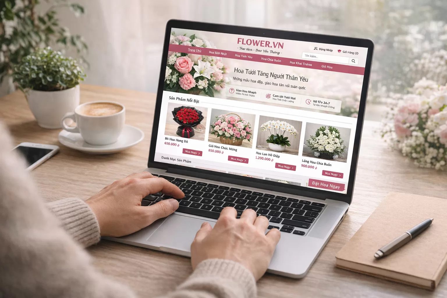 Tại Sao Nên Chọn Điện Hoa Online flower.vn Thay Vì Mua Trực Tiếp?