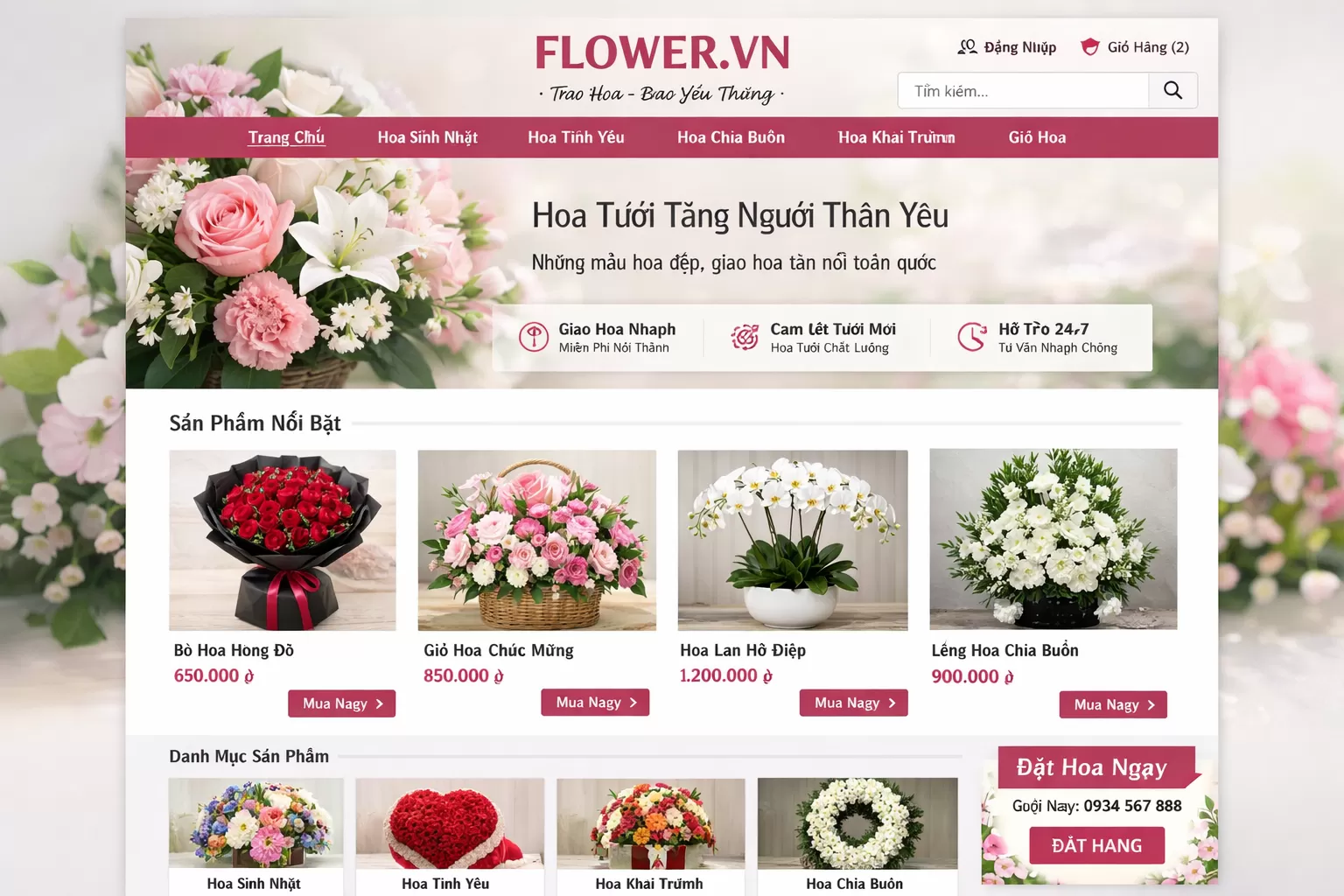 Tại Sao Nên Chọn Điện Hoa Online flower.vn Thay Vì Mua Trực Tiếp?